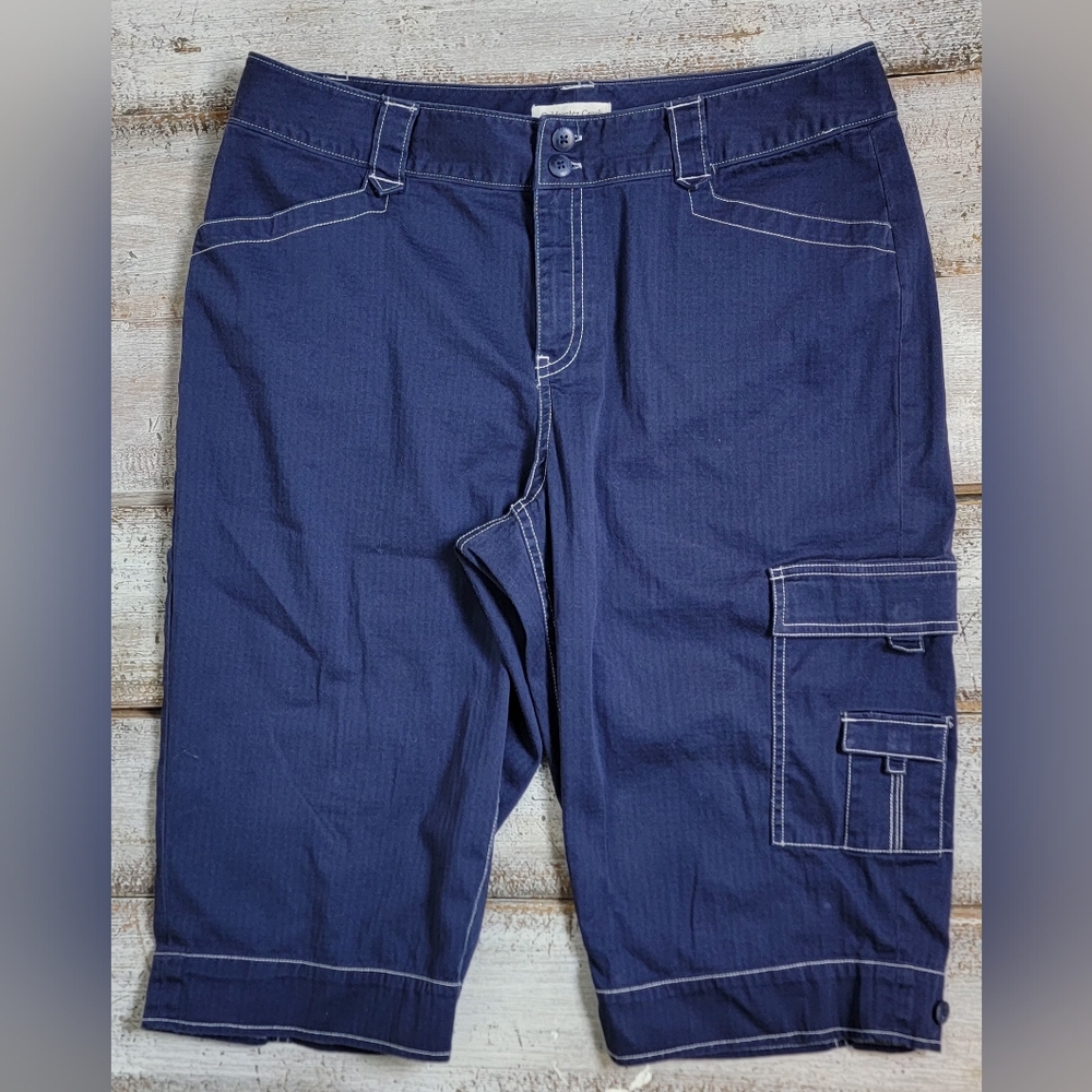 Coldwater Creek Dark Blue Women's Bermudas